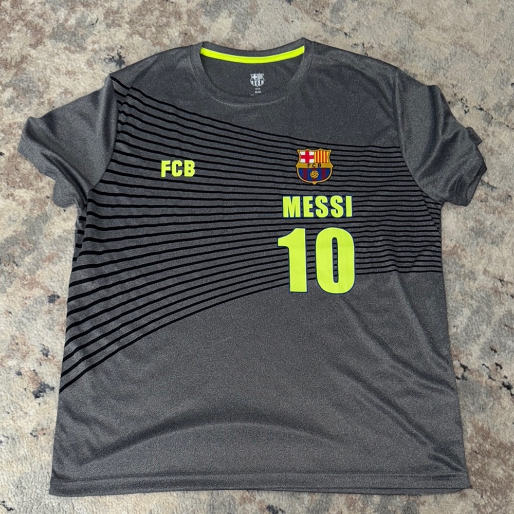 Kids Messi Gray Shirt